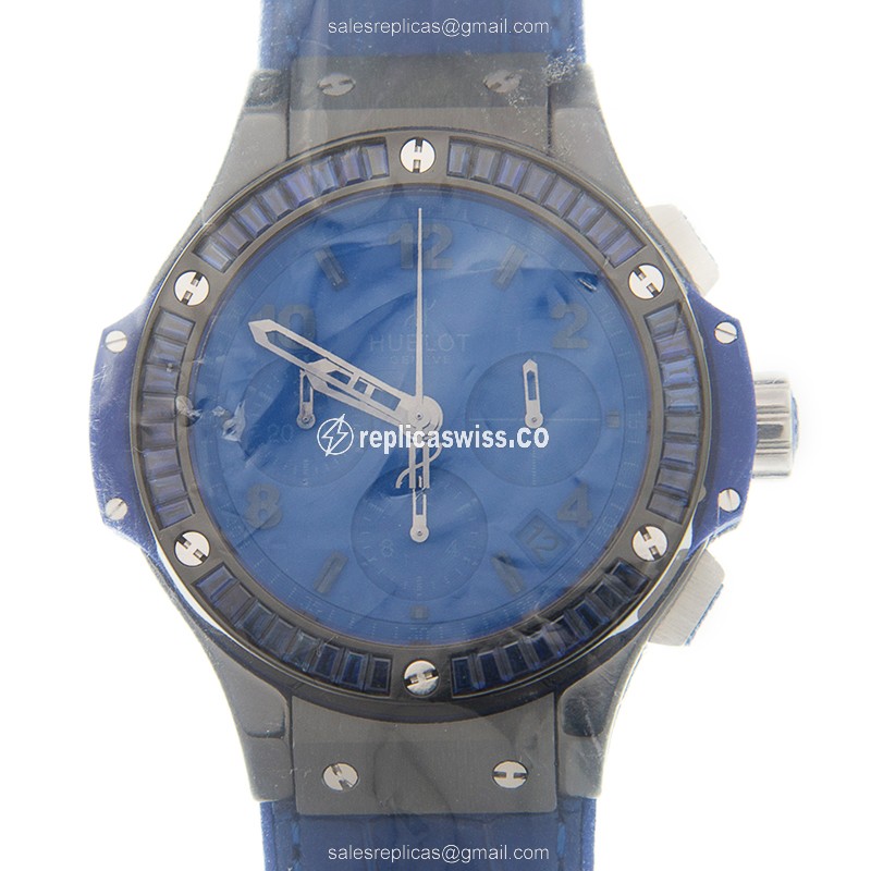 Hublot Big Bang Replica in Blue Ceramic Case & Automatic Movement Watch