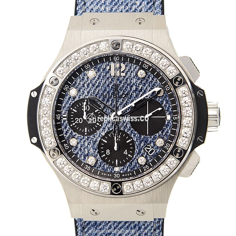 Hublot Big Bang Replica in Stainless Steel Blue Jeans | Automatic Caliber Hub4300 | Sapphire