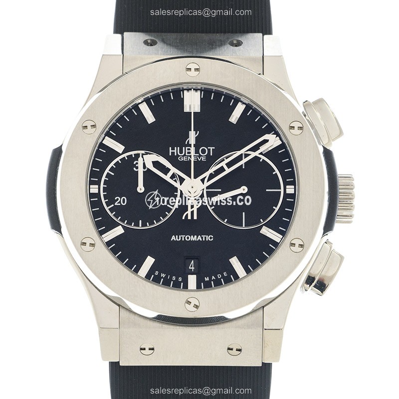 Hublot Classic Fusion 521.NX.1170.RX Replica | Automatic Movement, Black Dial & Titanium Case Watch