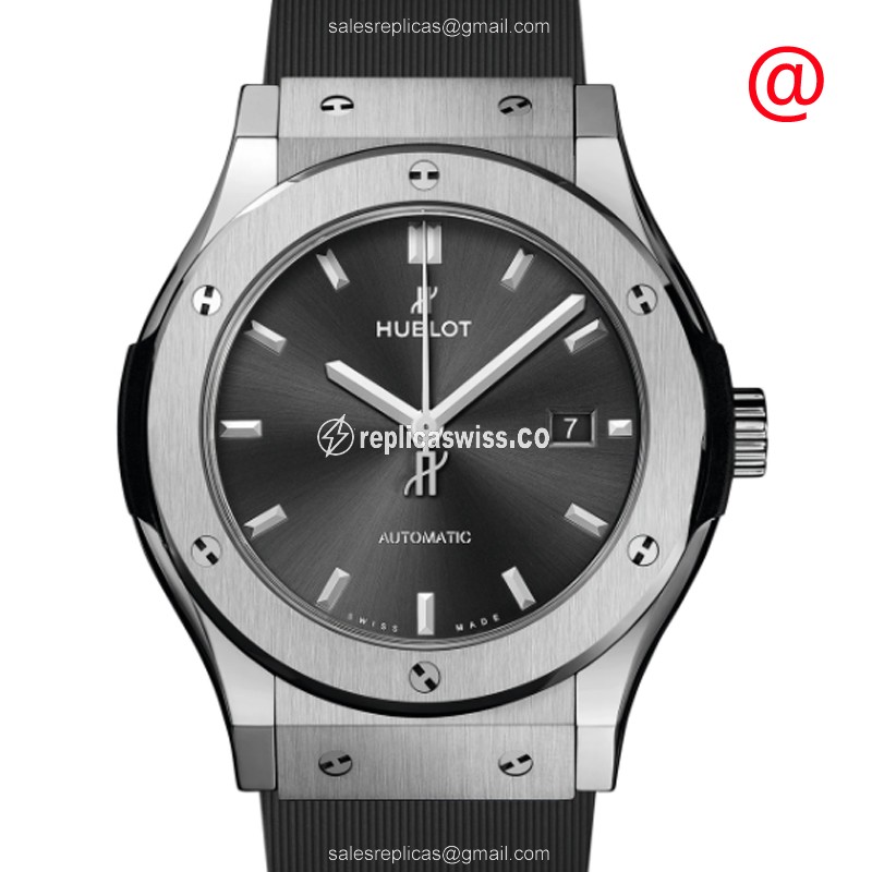 Hublot Classic Fusion 542.NX.7071.RX Replica, Automatic Movement, Black Titanium Case Watch