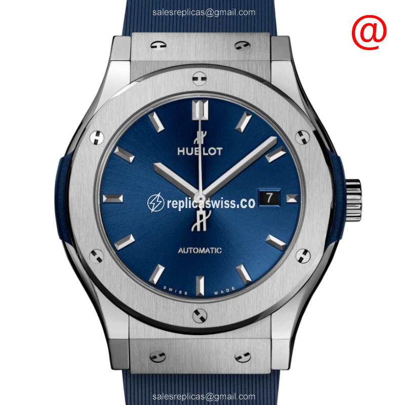 Hublot Classic Fusion 542.NX.7170.RX Replica | Automatic Movement, Blue Titanium Case Watch