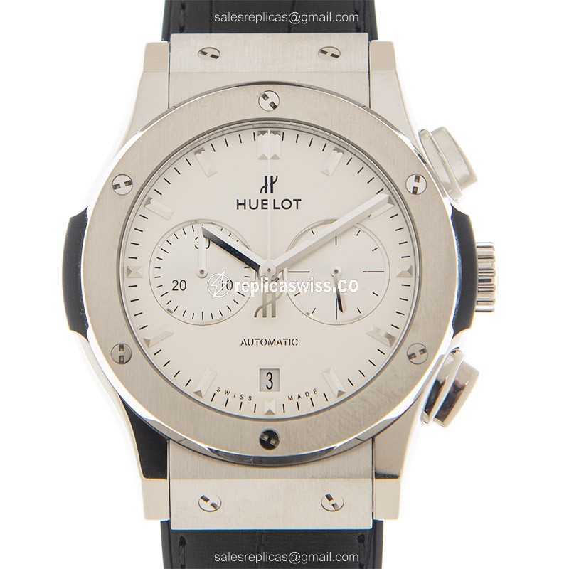 Hublot Classic Fusion Replica in Titanium Case | Automatic Movement & Silver Dial Watch