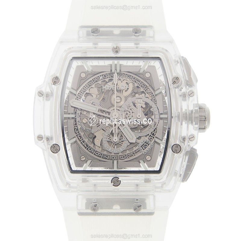 Hublot Spirit of Big Bang Replica | Automatic Movement, Sapphire Crystal, Silver Dial Watch