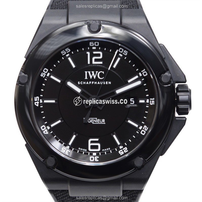 IWC Ingenieur IW322503 Replica, Black Ceramic Case & Automatic Movement, Sapphire Crystal Watch