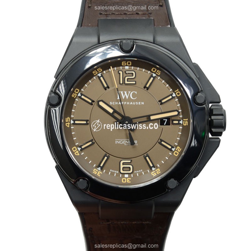 IWC Ingenieur IW322504 Replica in Ceramics, Automatic Movement & Brown Dial Watch