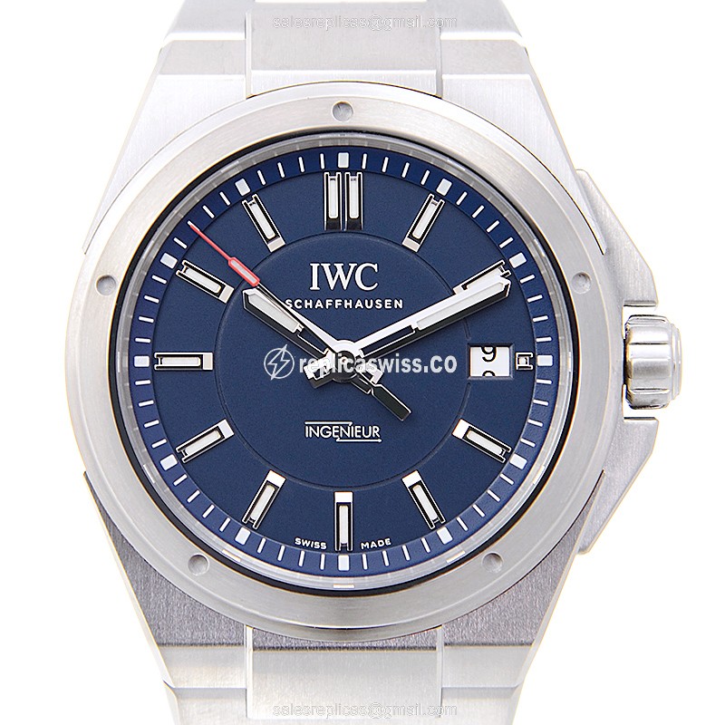 IWC Ingenieur IW323909 Replica in Blue Dial Stainless Steel, Automatic Movement & Sapphire