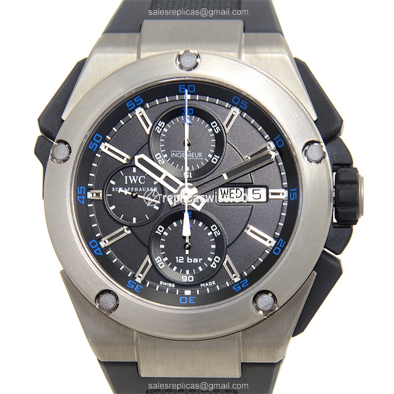 IWC Ingenieur IW376501 Replica in Black Dial & Titanium Case, Automatic Movement Watch