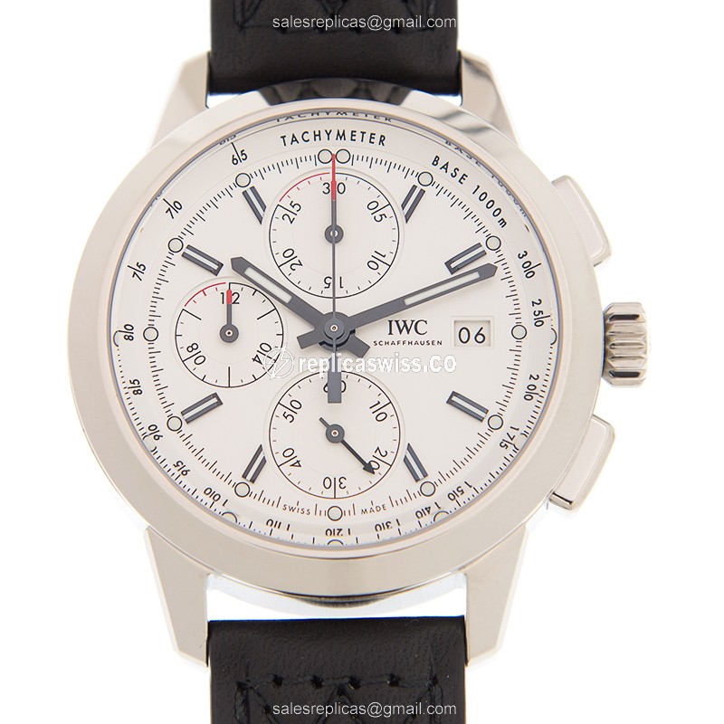 IWC Ingenieur IW380701 Replica, Automatic Movement, White Dial & PVD Titanium Case Watch