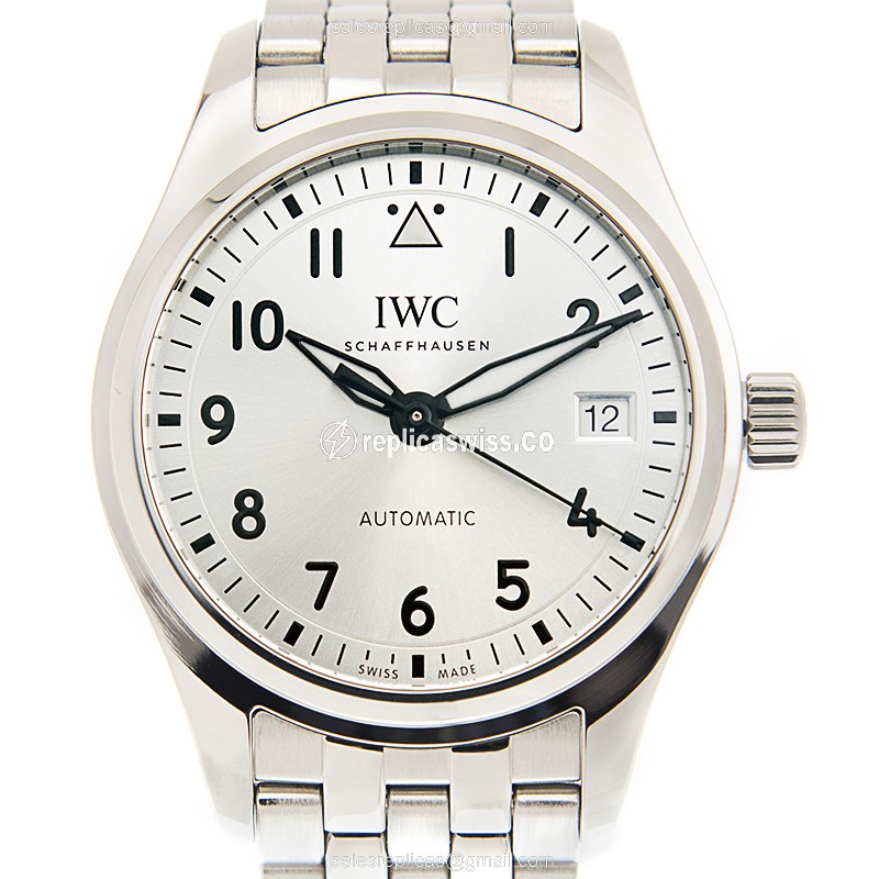 IWC IW324006 PILOTS Replica, Automatic Movement, Silver Dial & Case Watch