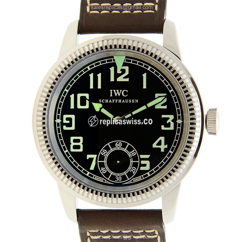 IWC IW325401 Pilots Watch | Manual Wind Movement | Black Dial, Steel Case