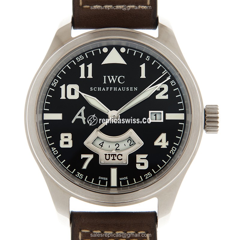 IWC IW326102 PILOTS Replica Watch | Automatic Movement, 18kt Gold Case, Brown Dial