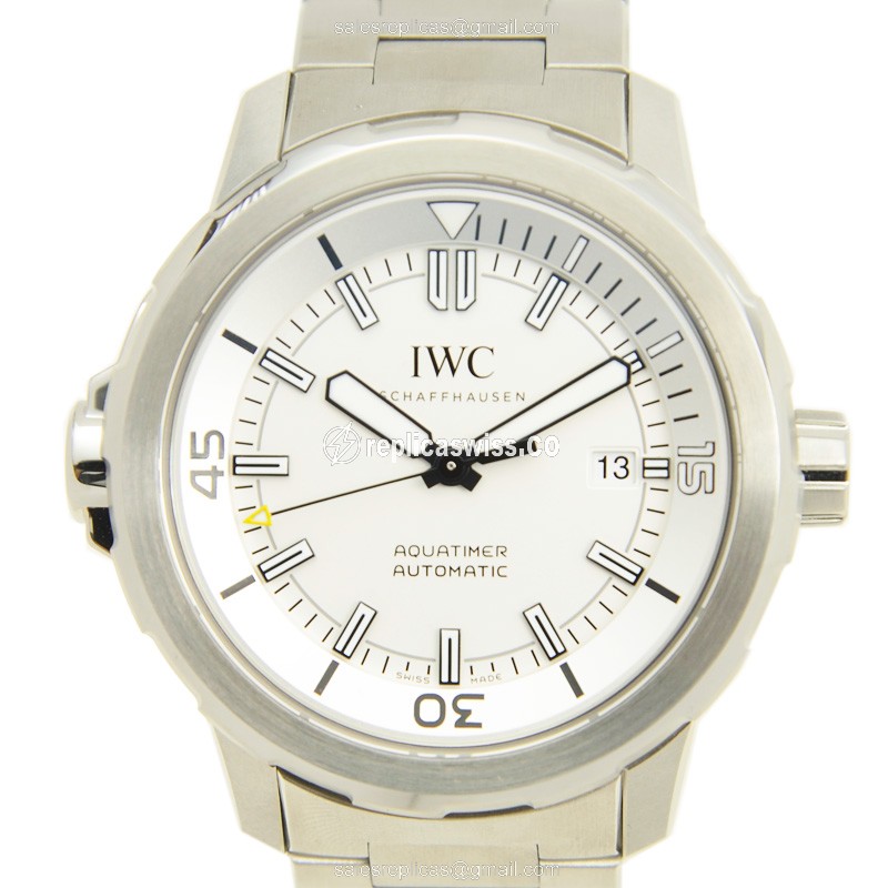 IWC IW329004 AQUATIMER Replica in Stainless Steel with Automatic Movement & White Dial Watch