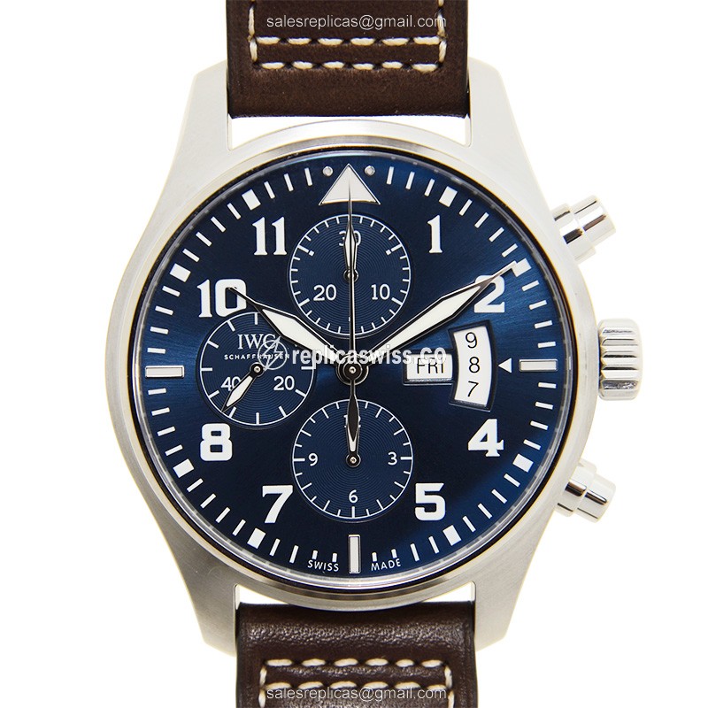 IWC IW377706 PILOTS Replica, Automatic Movement, Blue Dial, Stainless Steel Case Watch