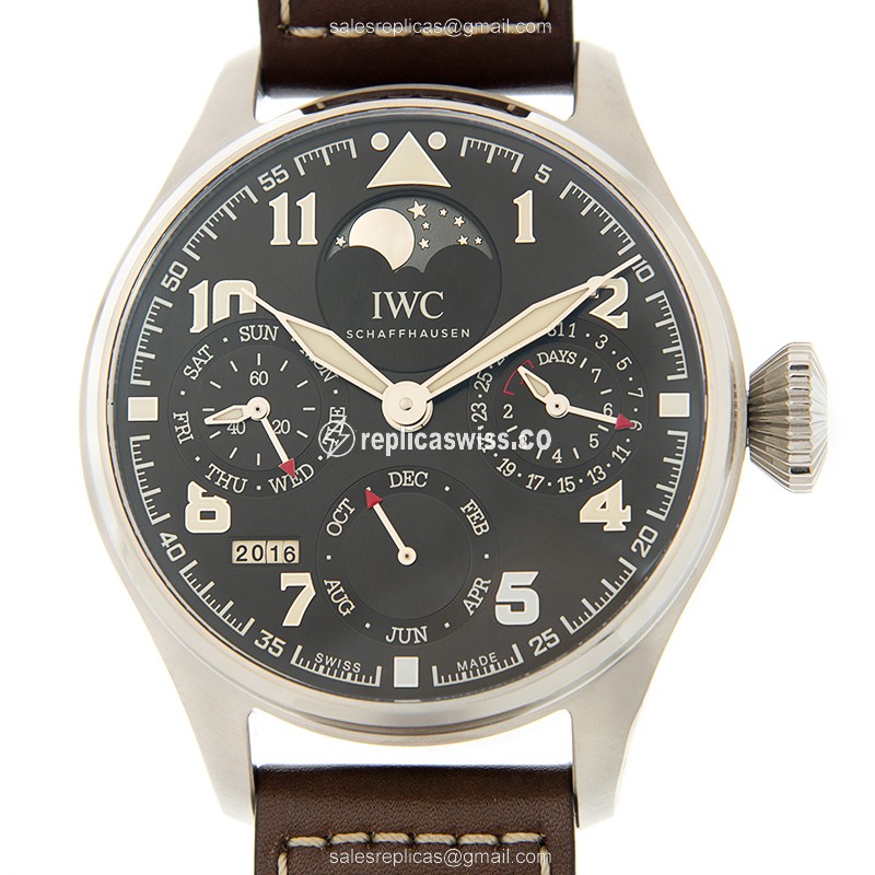 IWC IW503801 PILOTS Replica Watch | Automatic Movement | Brown Dial & Brown Cowhide Strap