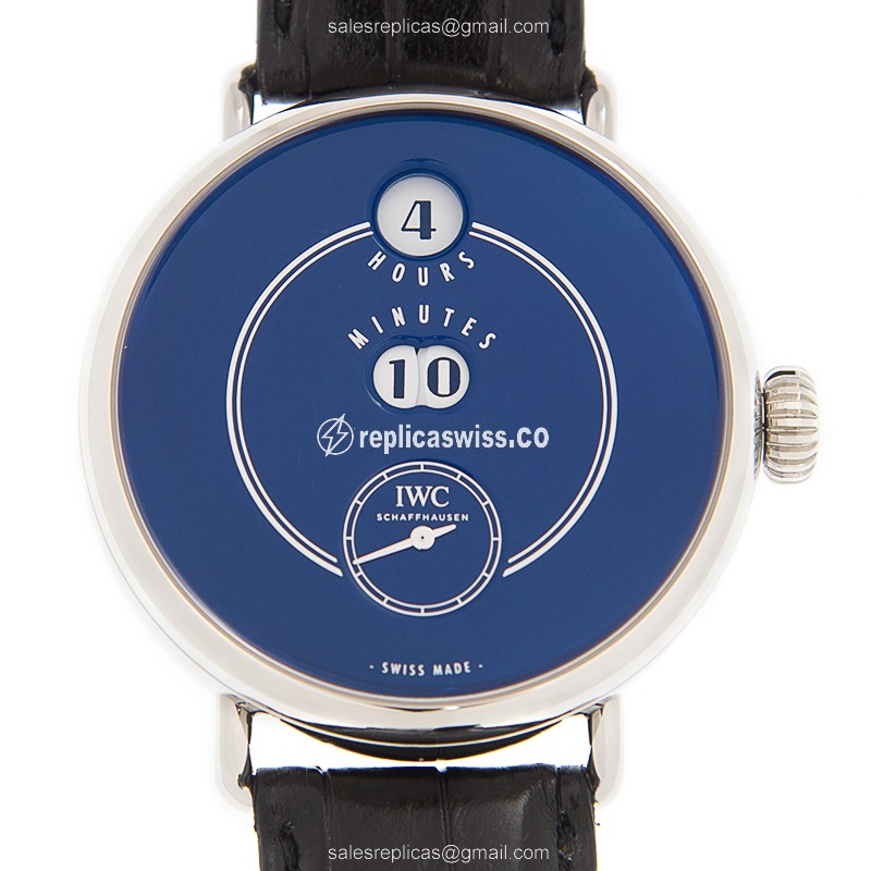 IWC IW505003 Anniversary Series | Manual Wind | Blue Dial, Stainless Steel Case Watch