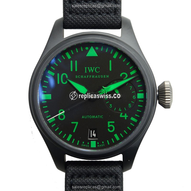 IWC PILOTS IW501903 Replica with Automatic Movement & Ebony Ceramic Case Watch