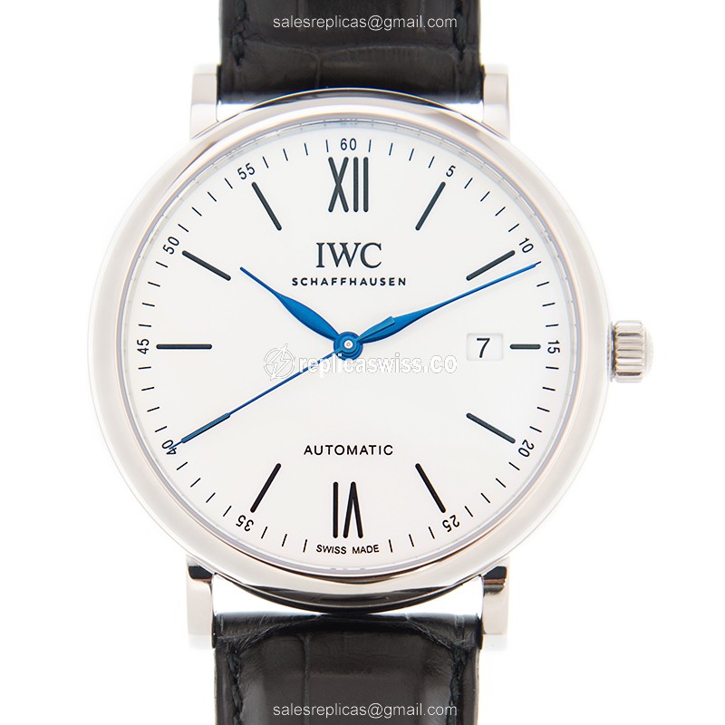 IWC Portofino IW356519 Replica | Automatic Movement, White Dial, Steel Case Watch