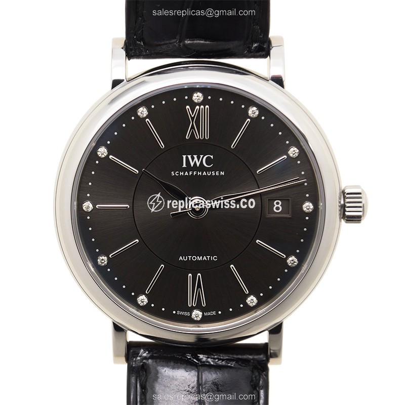 IWC Portofino IW458102 Replica, Automatic Movement, Grey Dial, Stainless Steel Case Watch