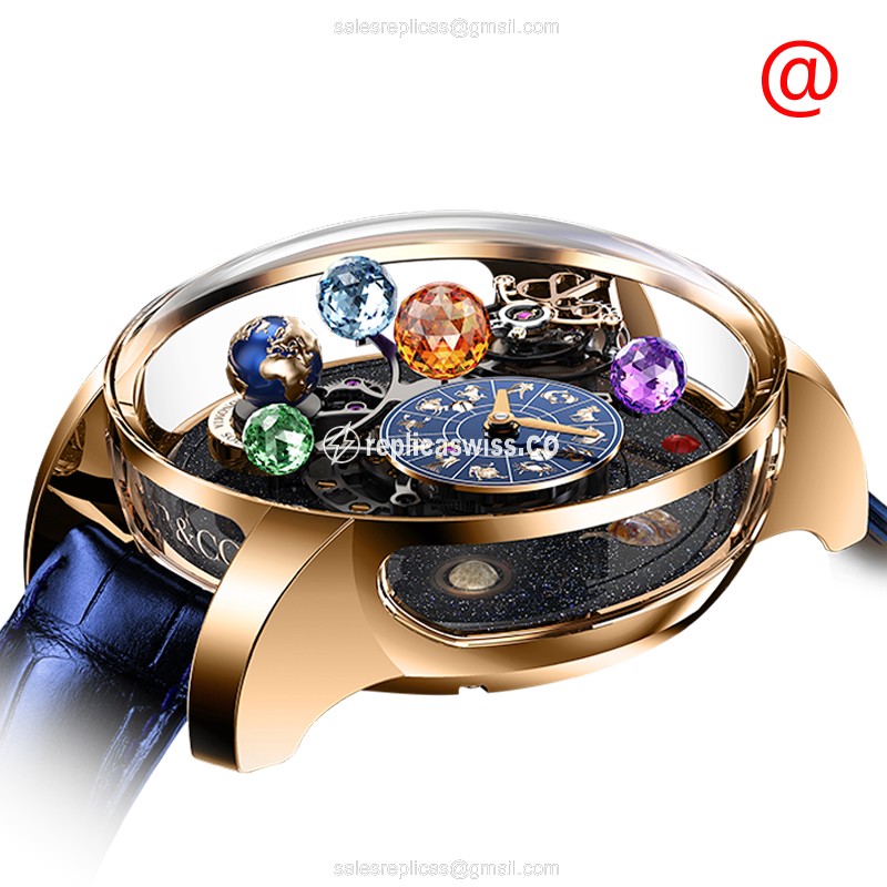 Jacob & Co AS310.40.SP.ZK.AFL4A Replica | Manual Wind | 18kt Rose Gold Case | Sapphire Crystal Dial