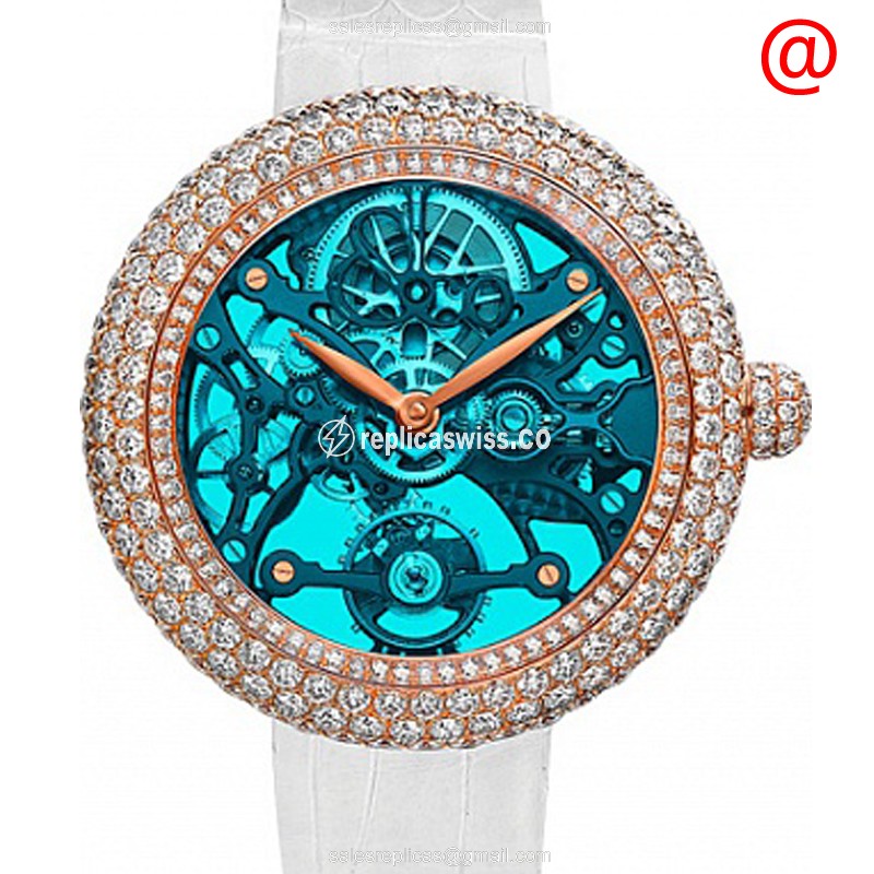 Jacob & Co. BS231.40.RD.QB.A40AA Replica Watch | Manual Wind | 18kt Rose Gold Case | Blue Dial