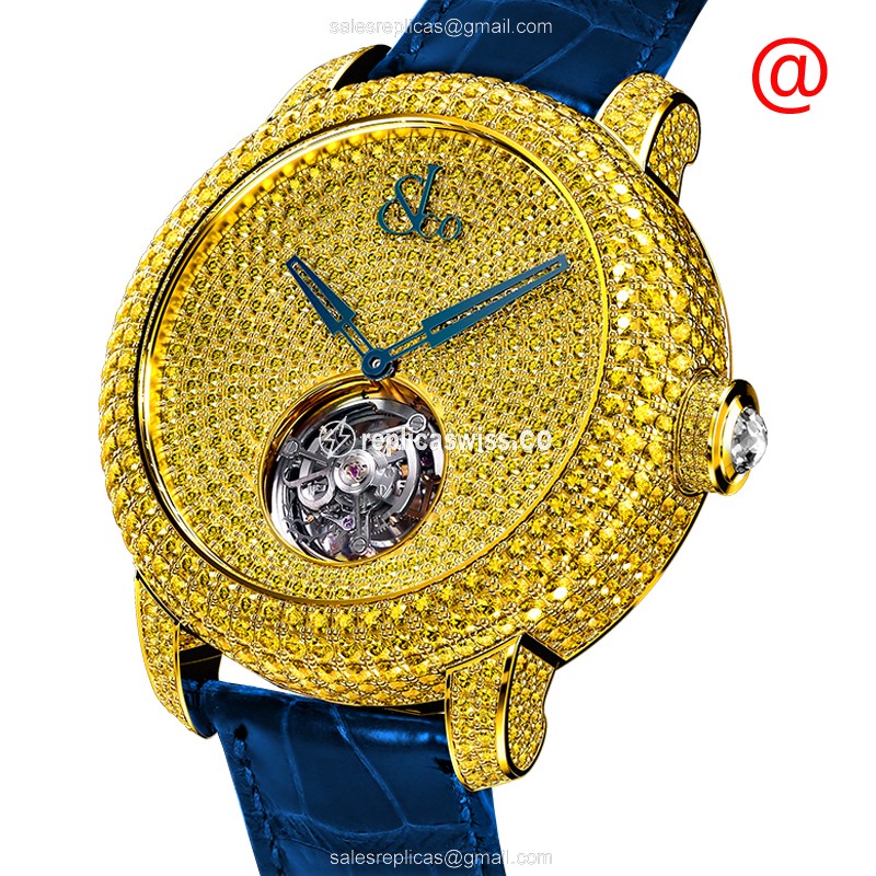 Jacob & Co CV201.50 RY.RY.ADE4D Caviar Tourbillon | Manual Wind | 18kt Gold Case & Sapphire Crystal