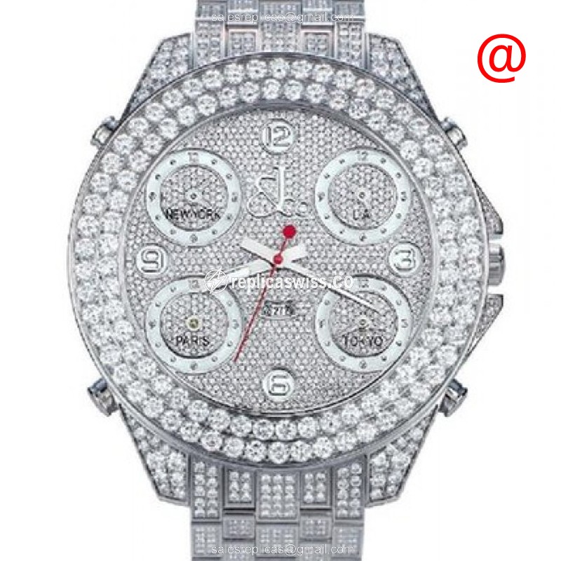 Jacob & Co. JC30JDC Replica Watch | Silver Dial, Stainless Steel Case & Clasp