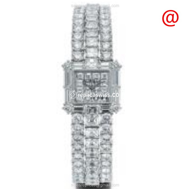 Jacob & Co. ME21215 Boutique Collection Replica with 18kt White Gold Case & Diamond-Crystal Bezel