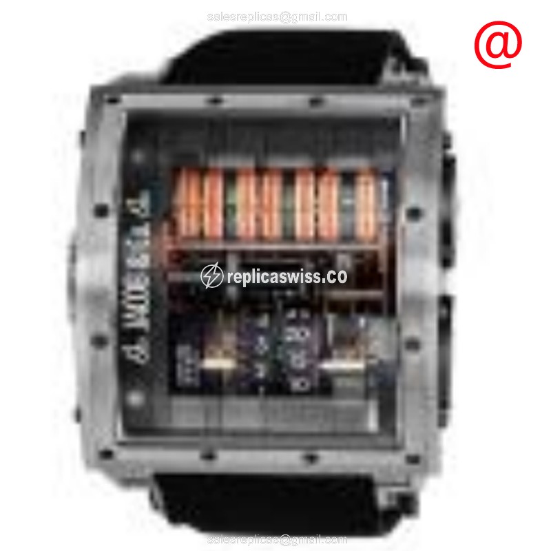 Jacob & Co. QT100.24.NS.AB.ACA4D Quenttin Replica, Manual Wind, Titanium Case, Sapphire Crystal