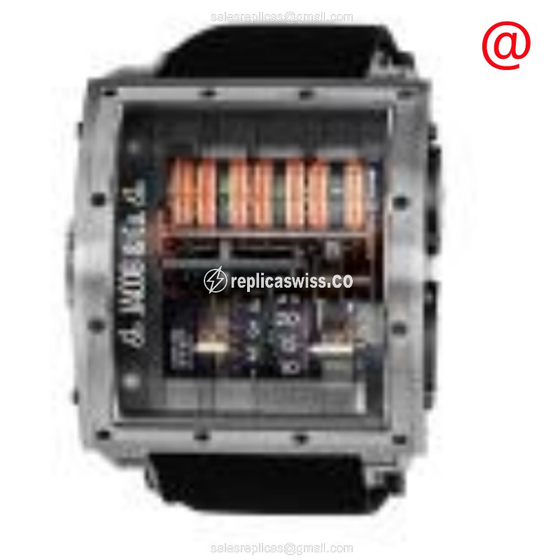 Jacob & Co QT100.30.NS.AA.ABALA Quenttin Manual Wind - Sleek Titanium Case & Silver Dial Watch