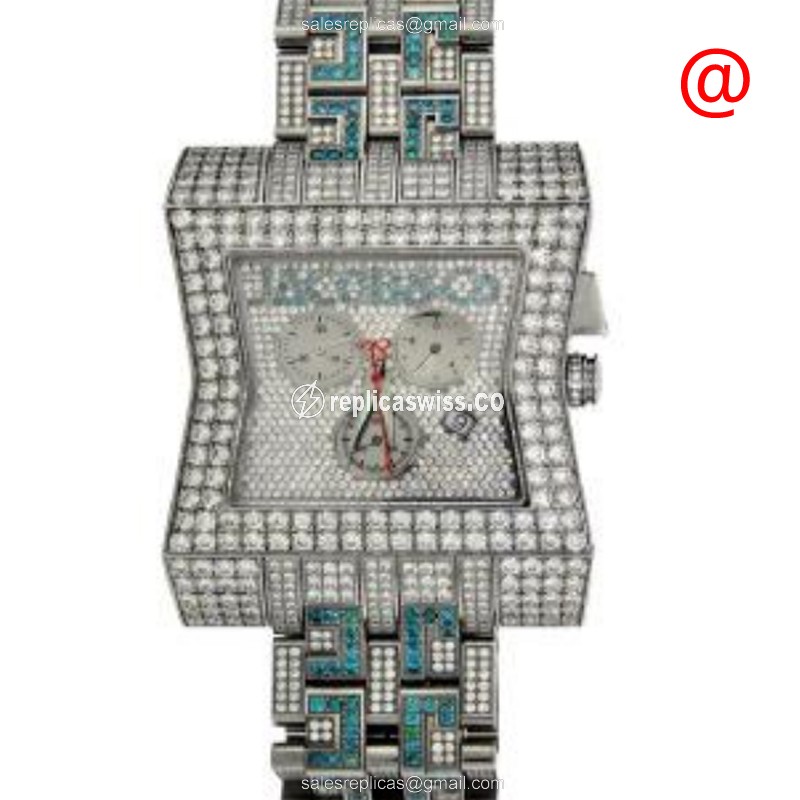 Jacob & Co VEGASBDC Replica | Elegant Silver Dial | Stainless Steel Case with Diamond Accents Watch