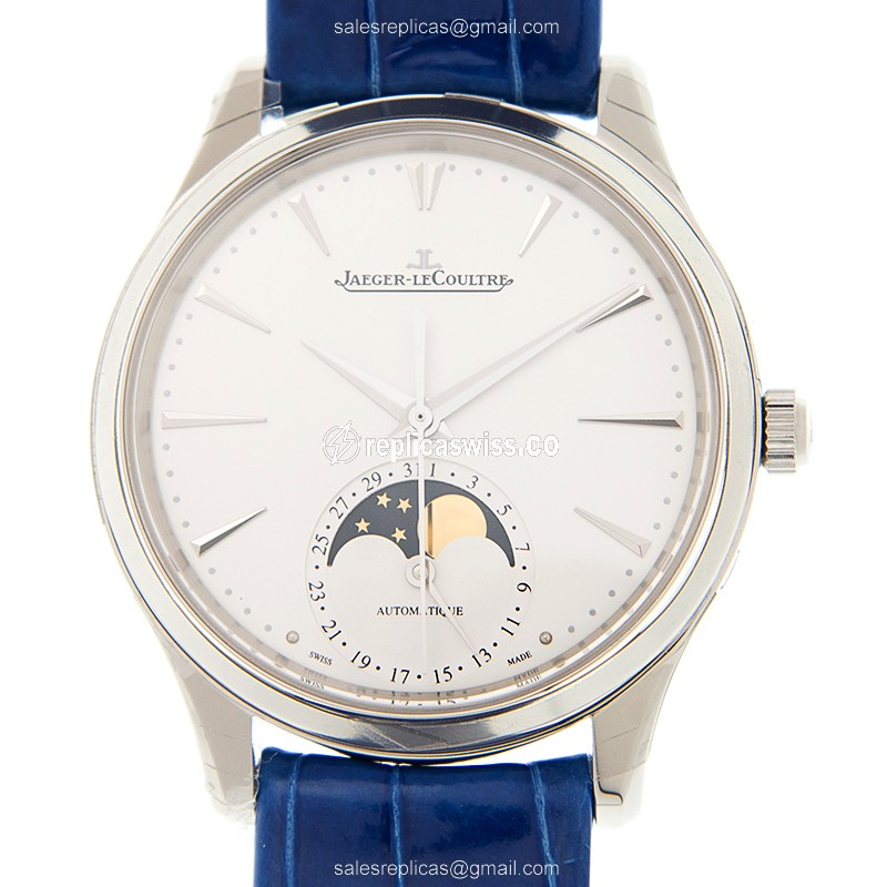Jaeger-Lecoultre Master Ultra Thin Q1258420 Replica in Stainless Steel & Silver Dial, Automatic