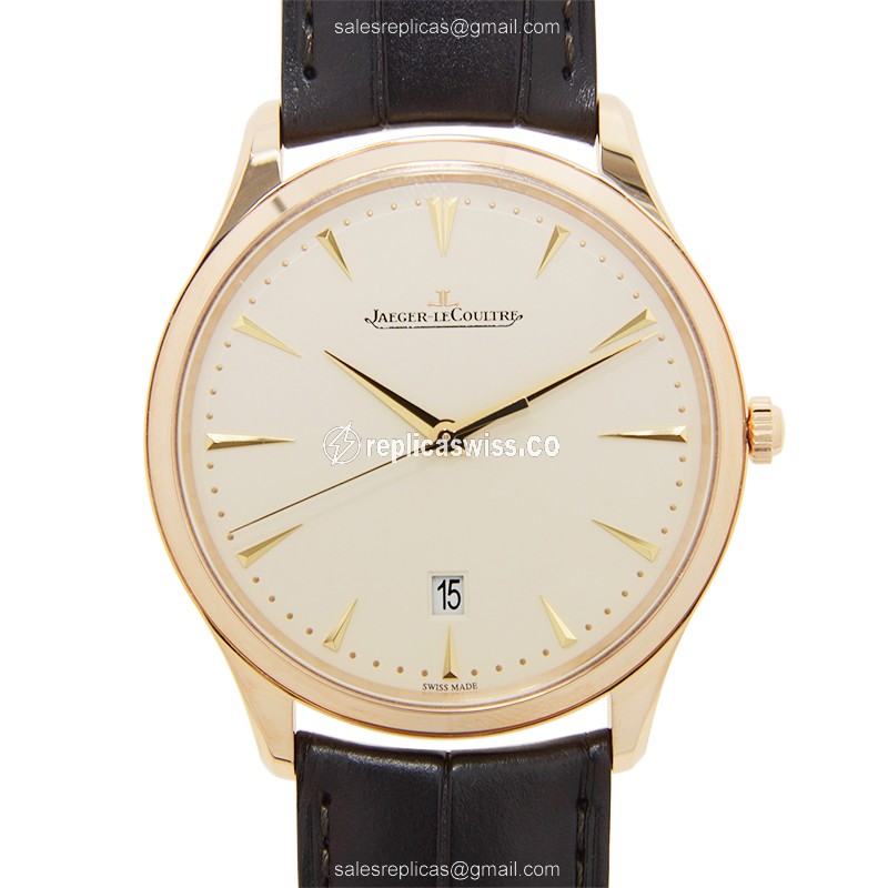 Jaeger-Lecoultre Master Ultra Thin Q1282510 Replica | Automatic Movement | 18kt Gold Case &