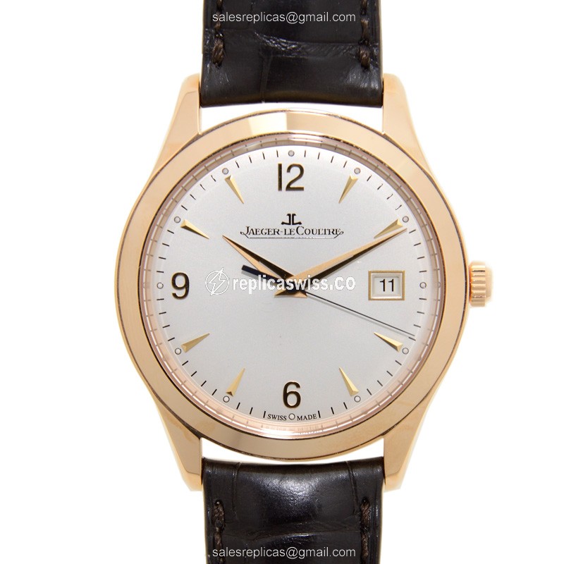 Jaeger-Lecoultre Master Ultra Thin Q1542520 Replica | Automatic Movement | Silver Dial, Brown