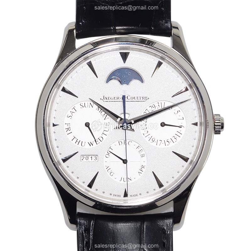 Jaeger-Lecoultre Master Ultra Thin Silver Dial | Automatic Movement | 18kt Gold Case Watch