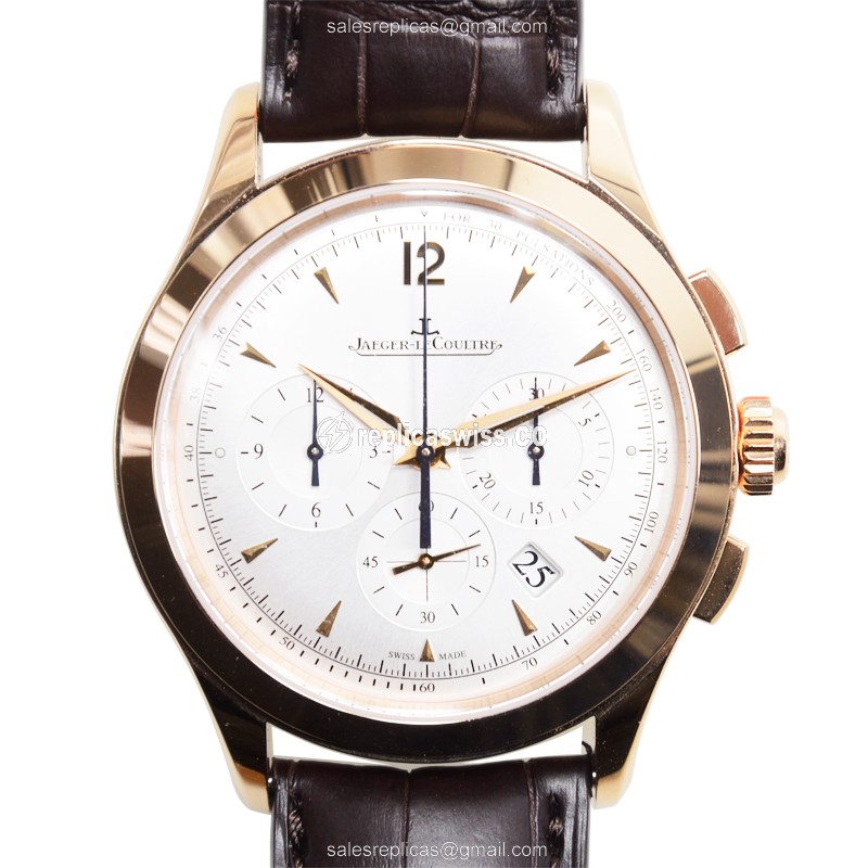 Jaeger-Lecoultre Master Ultra Thin Silver Dial | Automatic Movement, 18kt Gold Case Watch
