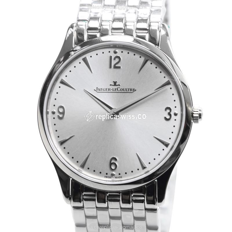 Jaeger-Lecoultre Master Ultra Thin Silver Dial Steel Case Manual Wind Watch