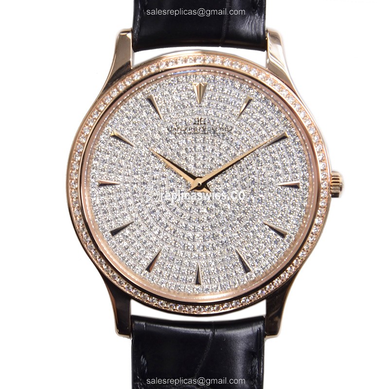 Jaeger-Lecoultre Q1452507 Replica, Master Ultra Thin Automatic, 18kt Gold Case, Silver Dial Watch