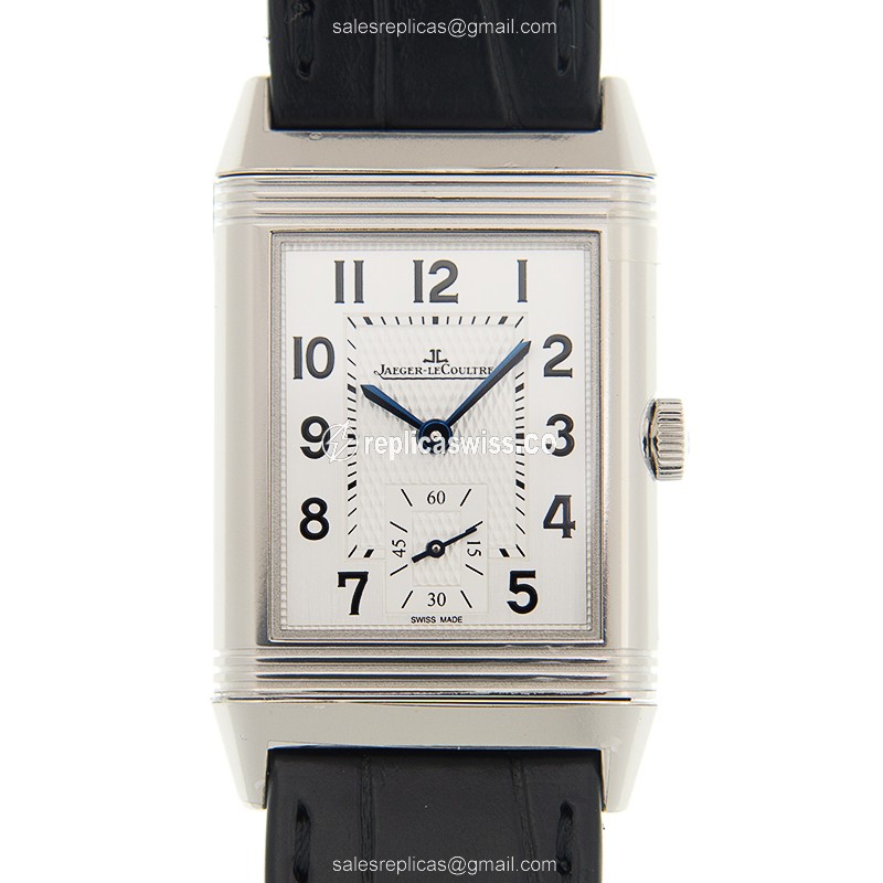 Jaeger-Lecoultre Q2438520 Reverso Manual Wind — Silver Dial, Stainless Steel Case, Alligator Strap
