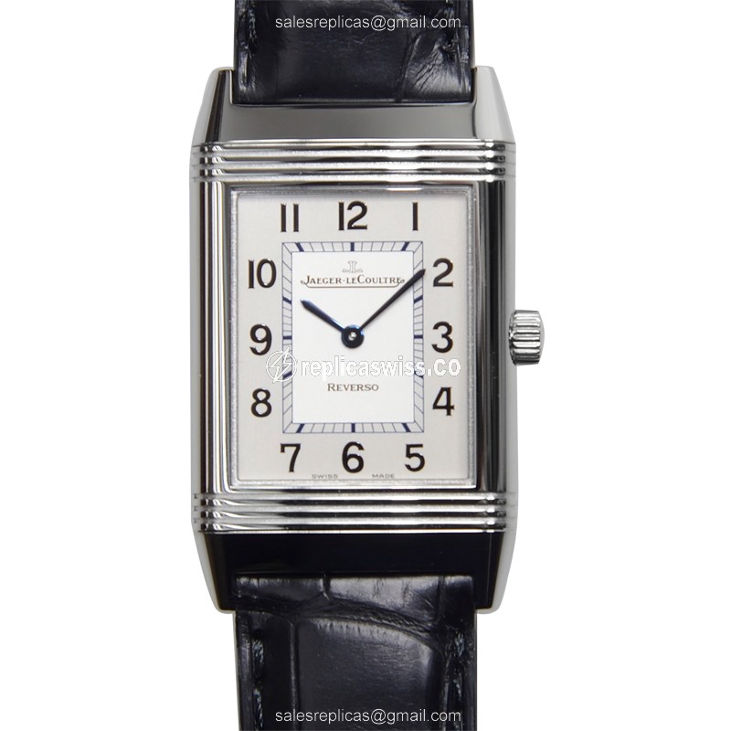 Jaeger-Lecoultre Q2508412 Reverso Manual Wind, Silver Dial on Steel Case with Black Alligator Strap