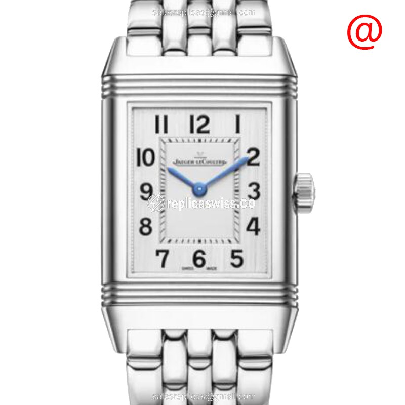 Jaeger-Lecoultre Q2518140 Reverso Quartz Model in Polished Silver Steel Case Watch