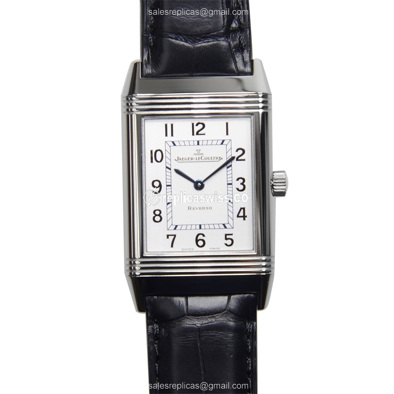 Jaeger-Lecoultre Q2518412 Reverso | Precision Quartz | Polished Steel Case, White Dial Watch