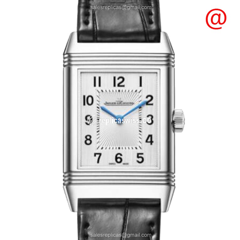 Jaeger-Lecoultre Q2548440 Reverso Manual Wind | Silver Dial, Alligator Strap Watch