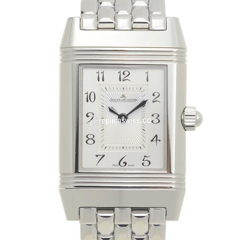 Jaeger-Lecoultre Q2668112 REVERSO Manual Wind Watch in Stainless Steel & Silver Dial