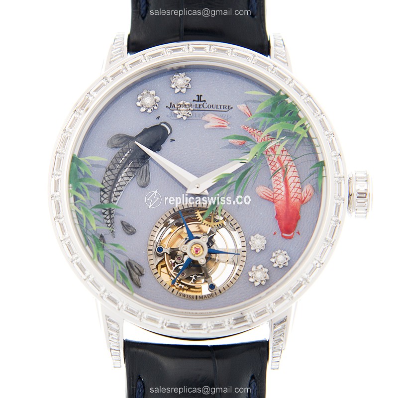 Jaeger-Lecoultre Q50834E1 Master Ultra Thin Replica with Automatic Movement Purple Dial on
