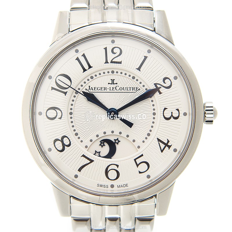 Jaeger-Lecoultre RENDEZ VOUS Automatic Replica in White Dial & Stainless Steel Case Watch