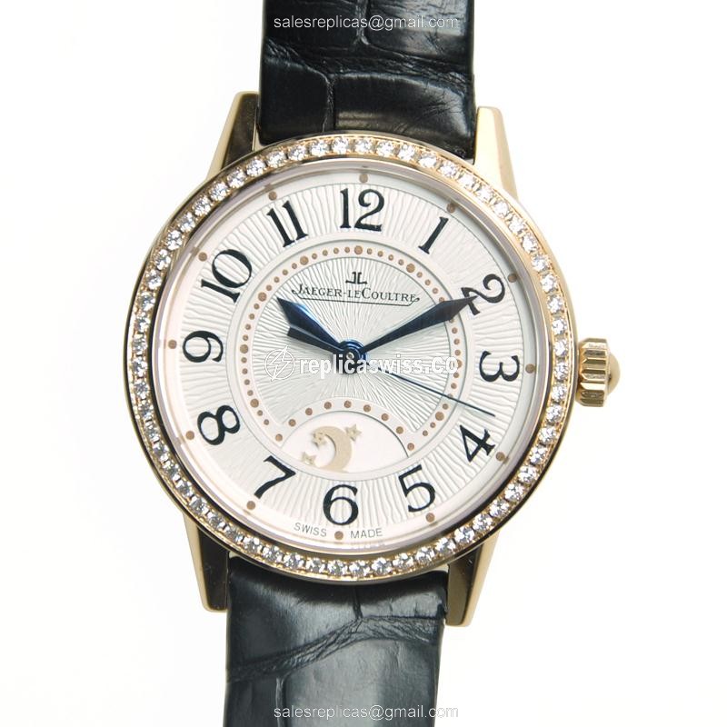 Jaeger-Lecoultre RENDEZ VOUS Replica | Automatic Movement | 18kt Rose Gold Case Watch