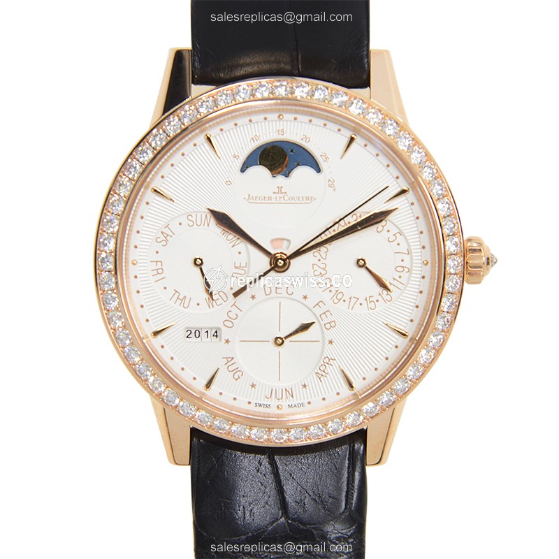 Jaeger-Lecoultre RENDEZ VOUS Replica | Automatic Movement | 18kt Rose Gold Case Watch