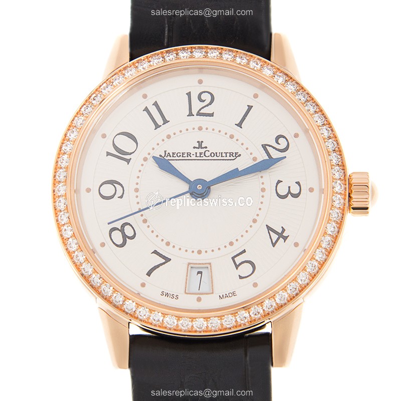 Jaeger-Lecoultre RENDEZ VOUS Replica in 18kt Gold, Automatic Movement & Silver Dial Watch