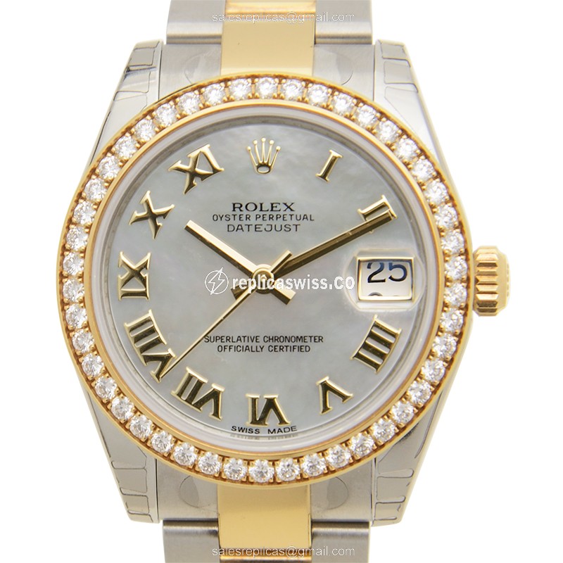 Ladies Rolex Datejust Replica in Silver Case & Gray Dial | Automatic Movement Watch