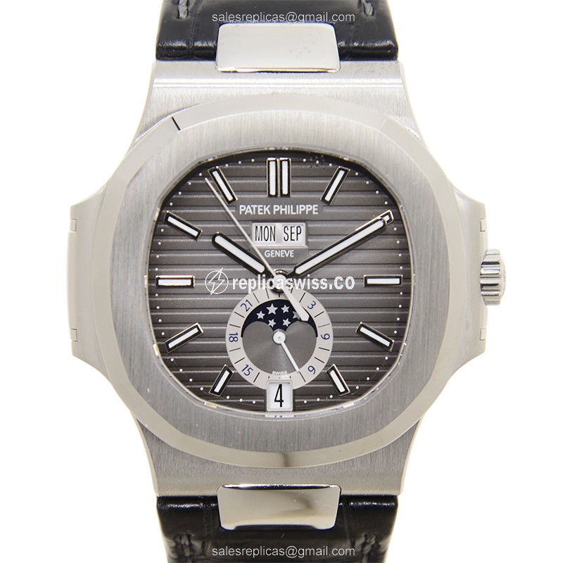 Lavish Patek Philippe 5726A-001 Replica | Automatic | Black Alligator Strap | Sapphire Crystal Watch